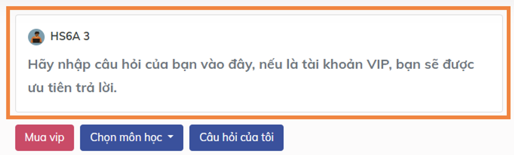 Diễn đàn hỏi đáp trên OLM