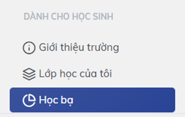 Xem học bạ