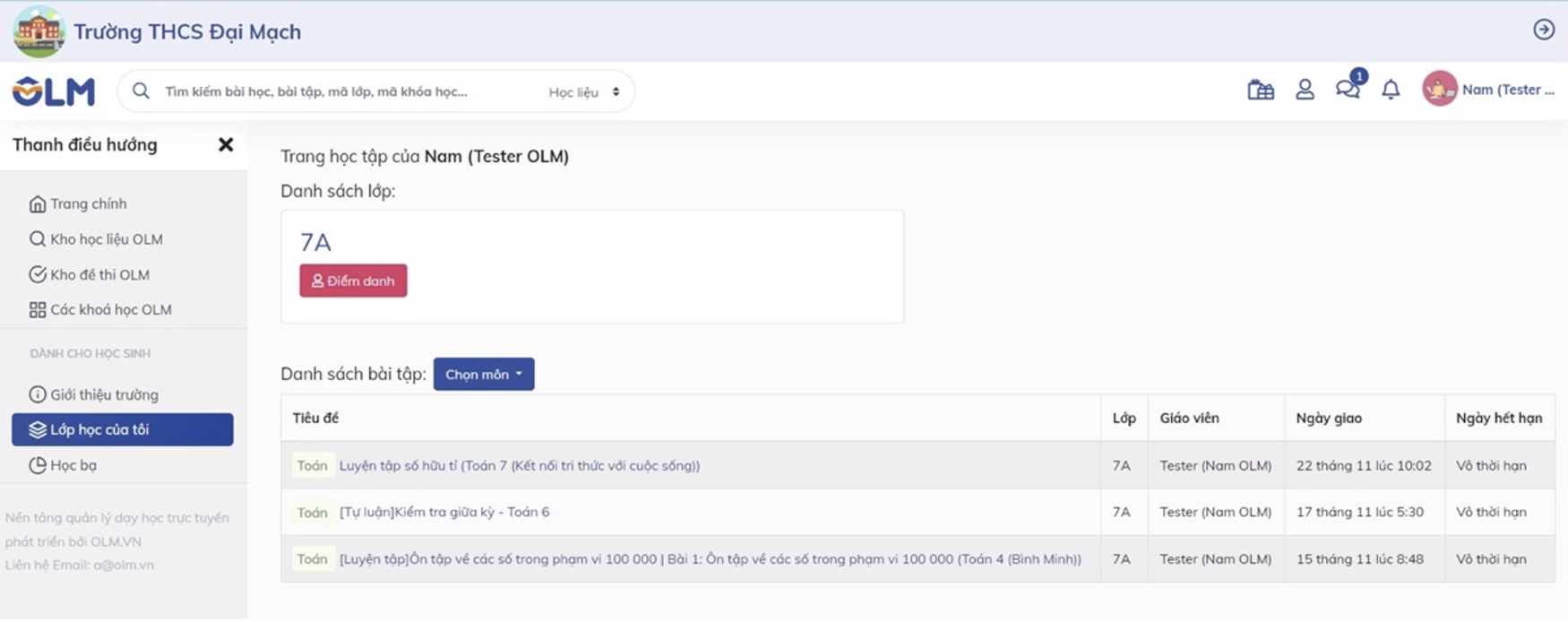 Học bải trên máy tính