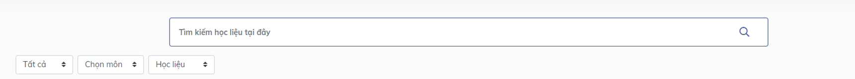 Tìm kiếm khoá học trên OLM